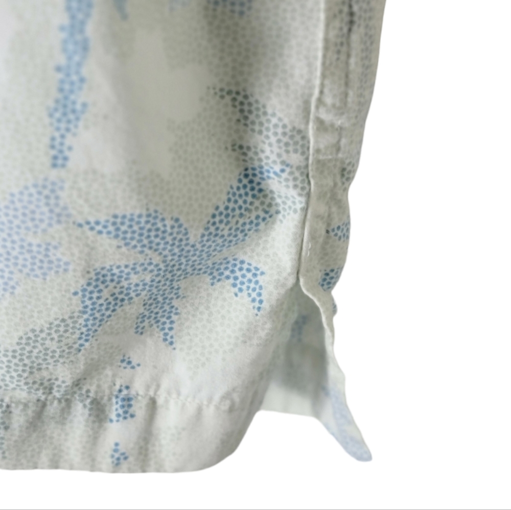 Solitude Short Sleeve Button Down Palm Tree Print… - image 4